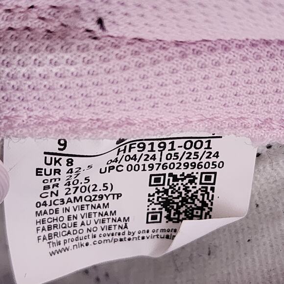 Nike Dunk Low Black Platinum Violet Croc Brand New Sz 9 - Picture 8 of 10